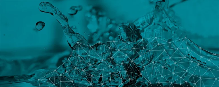 数字水景灵感背景,代表颉保 LAB,颉保专注于先进洗衣技术的协作创新中心。